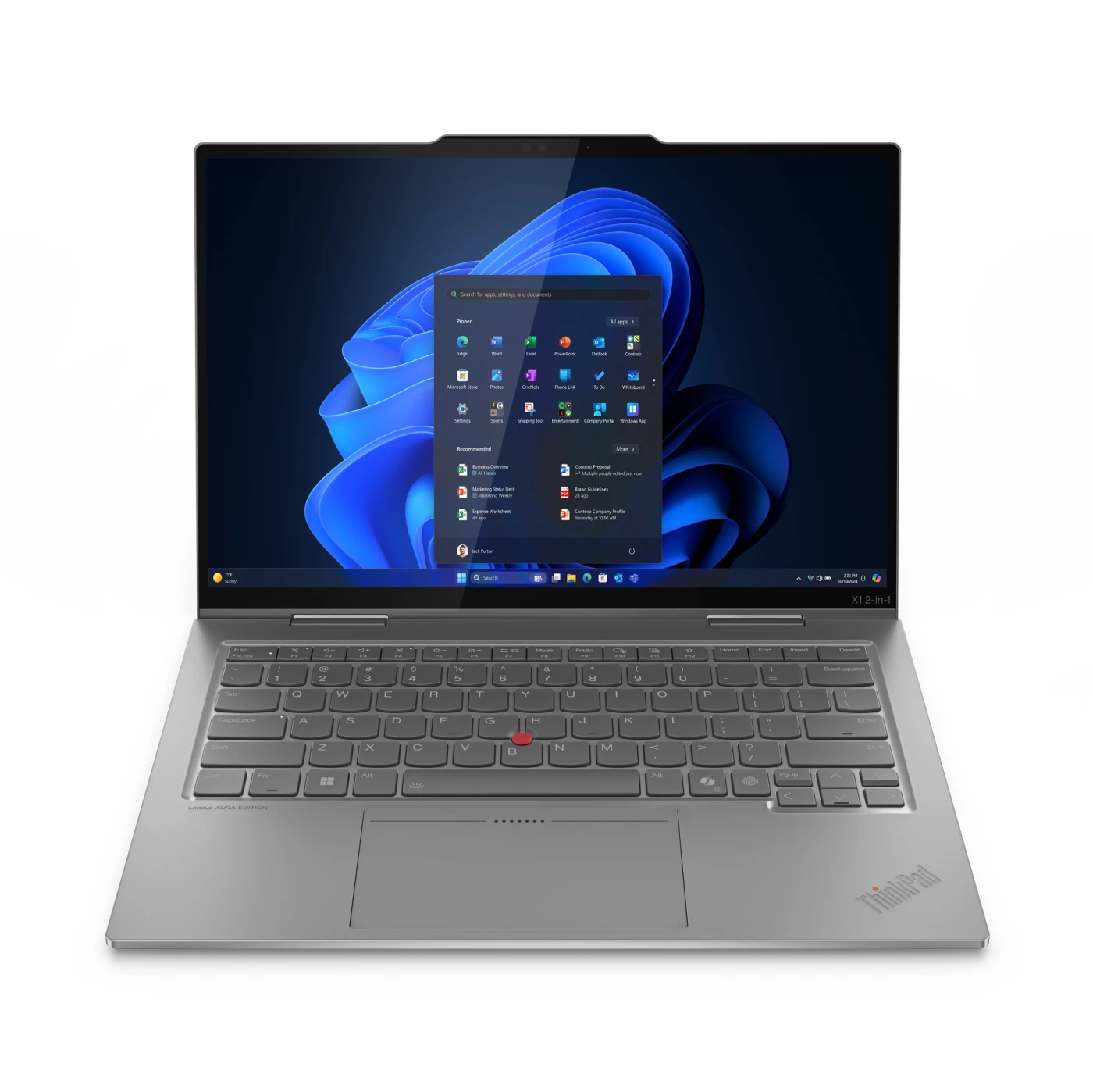 LENOVO ThinkPad X1 2in1 G10 – Intel Core Ultra 7 255U – 16 Go – 512 Go SSD - Photo 1